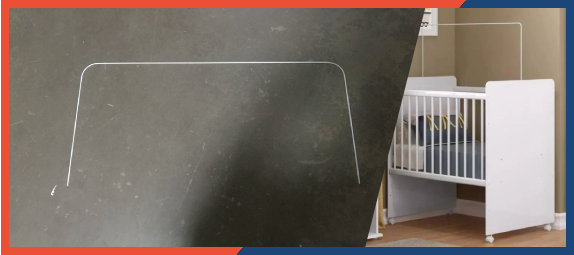 Suporte de Mosquiteiro para Berço e Moises